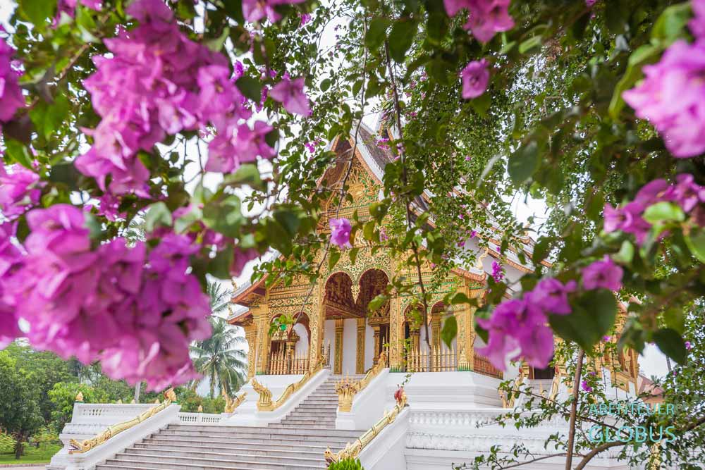 Sehenswürdigkeiten in Luang Prabang: Schrein Ho Phra Bang, auch königlicher Tempel, im Königspalast