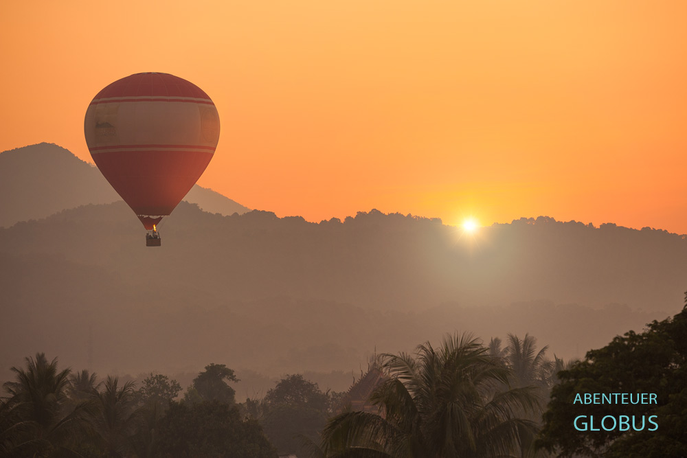 Tipps für Vang Vieng: Ballonfahrt mit dem Veranstalter Above Laos Ballooning