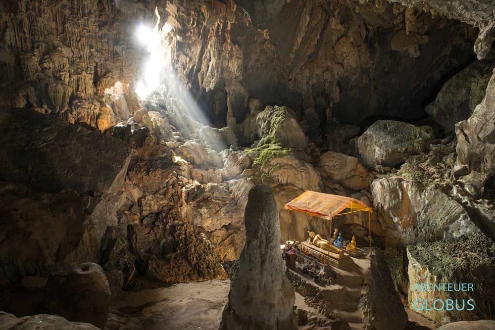 Vang Vieng: Höhle Tham Pou Kham