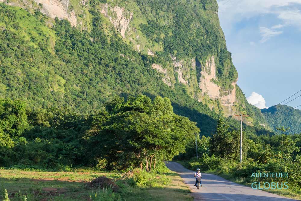 Vang Vieng, Tipps für die Motorbiketour zum Wasserreservoir Nam Ngum