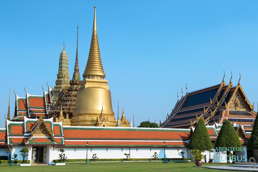 Der Königspalast mit Wat Phra Kaeo ist die berühmteste Sehenswürdigkeit