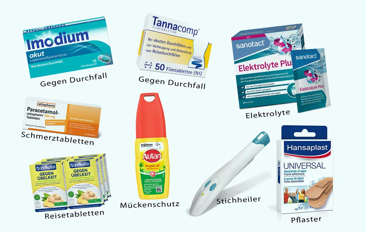 Kambodscha: Packliste und Checkliste für Medikamente und die allgemeine Reiseapotheke