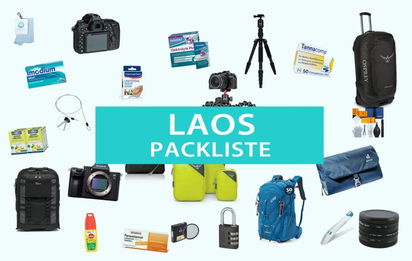 Packliste und Checkliste für Laos