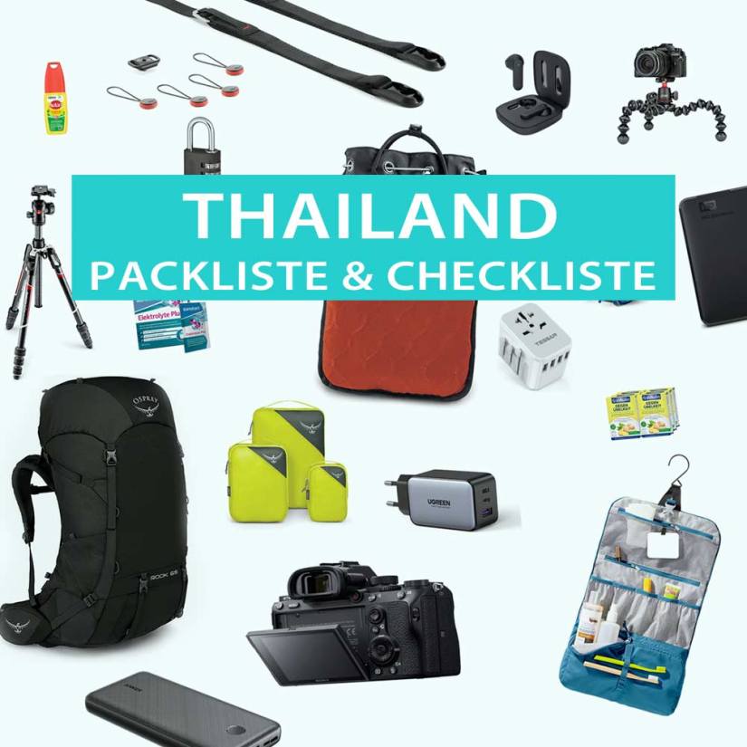 Packliste für Thailand: Tipps und Erfahrungen, was alles ins Gepäck für Thailand muss.