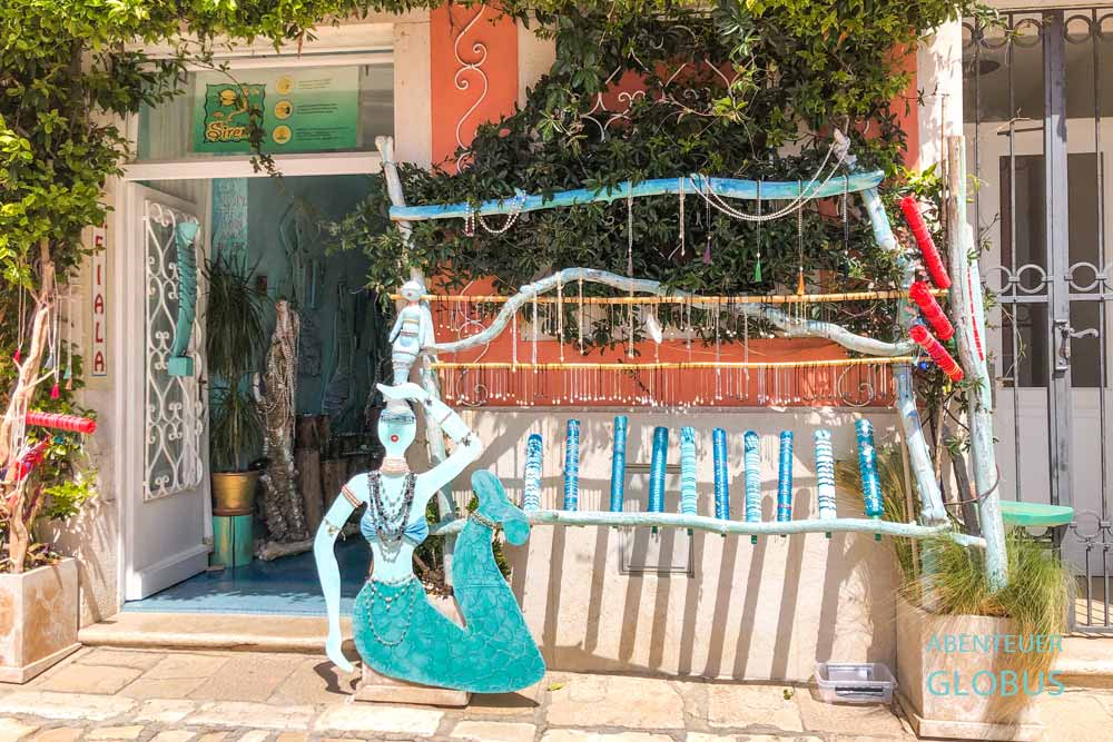 Souvenirgeschäft in der Altstadt von Rovinj auf der Halbinsel Istrien in Kroatien