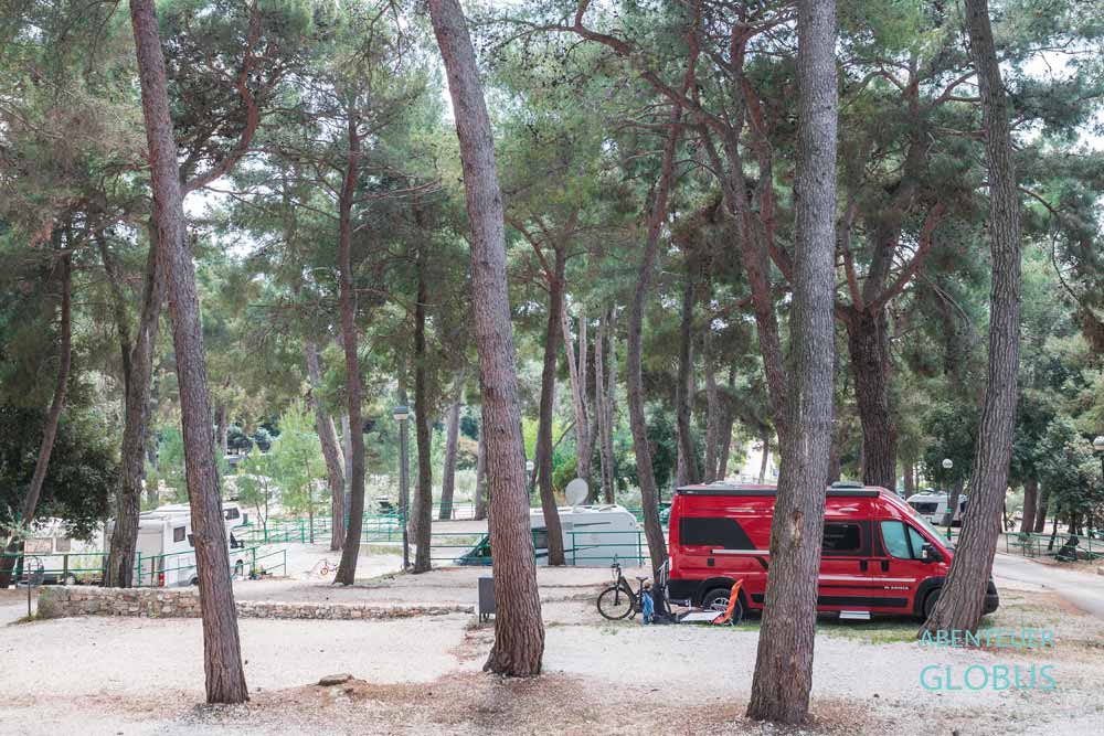 Kroatien, Istrien, Tipps für Unterkünfte: Campingplatz Porton Biondi in der Nähe der Altstadt von Rovinj