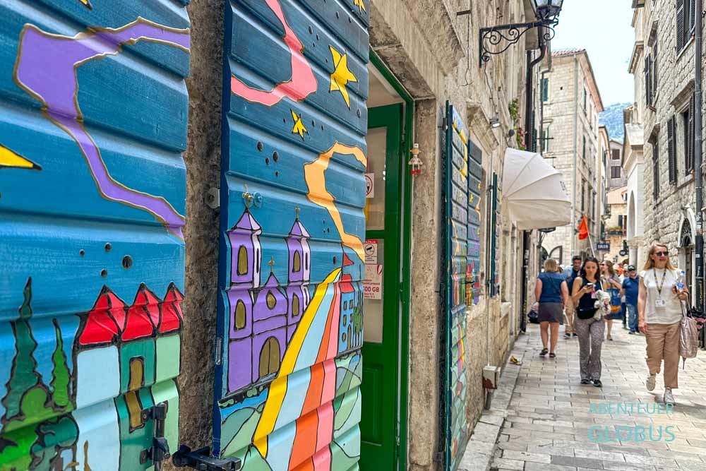 Gasse in der Altstadt von Kotor