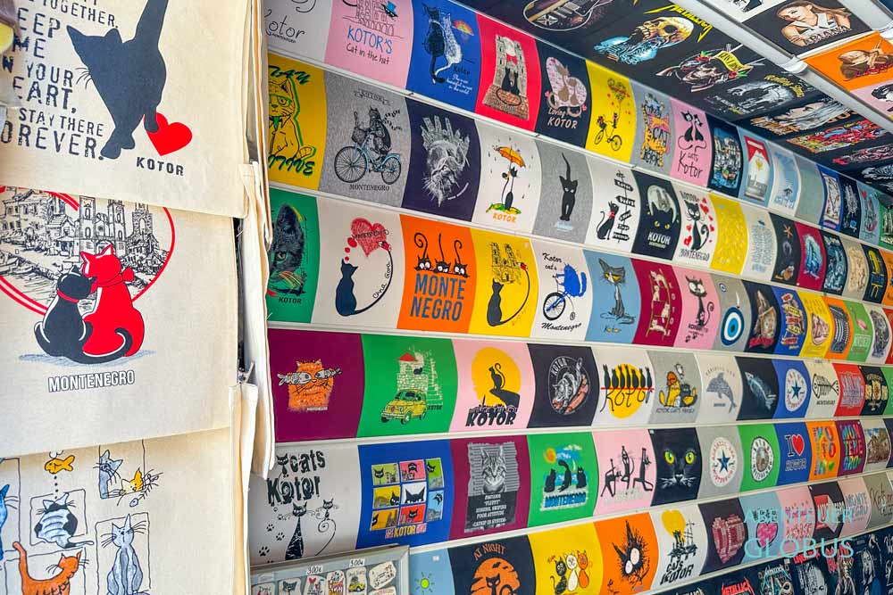 Katzen Souvenirs in der Altstadt Kotor