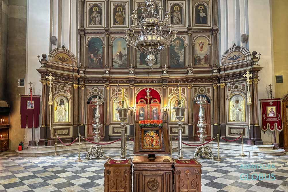 Ikonenwand der Sveti Nikola Kirche in der Altstadt