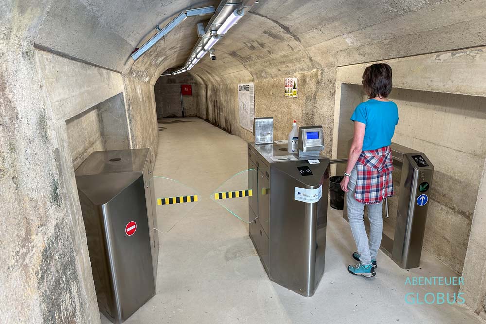 Tunnelsystem Zerostraße in Pula