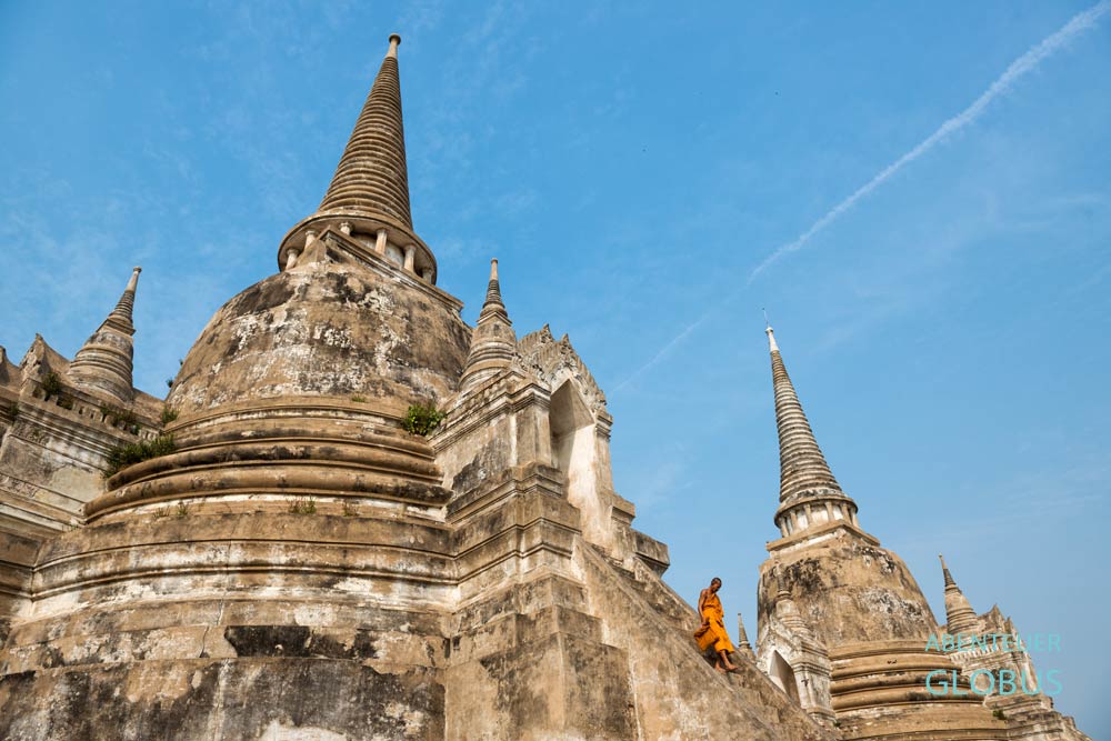 Ayutthaya Historical Park: Tempel Wat Phra Sri Sanphet im einstigen Königspalast Wang Luang
