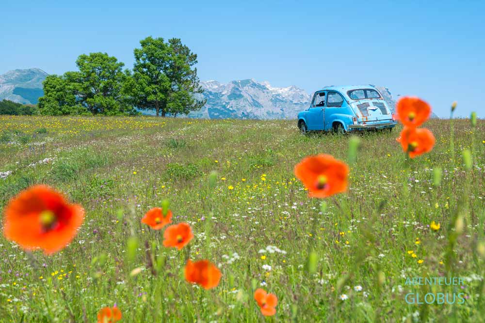 Oldtimer am Durmitor-Ring in Montenegro