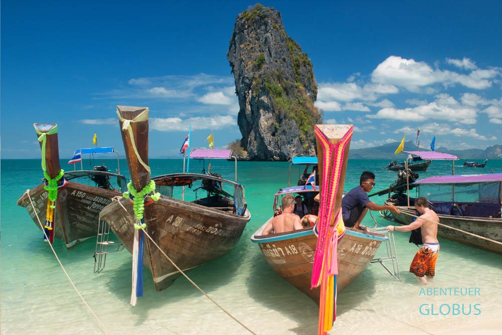 Ausflug mit dem Longtailboot von Krabi zur Insel Ko Poda
