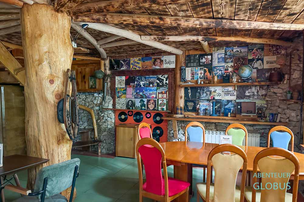 Restaurant und Camp Riverside der Familie Maksimovic im Dorf Rastovac nahe Niksic