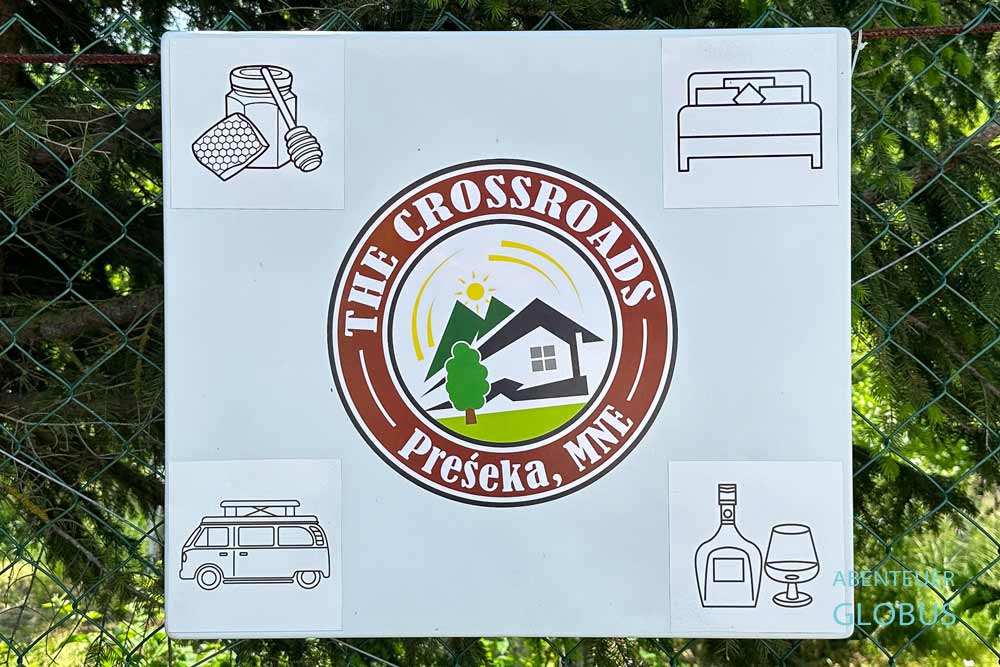 Campingplatz The Crossroads Preseka (Kamp Bakrac) in der Nähe von Pluzine im Piva-Naturpark