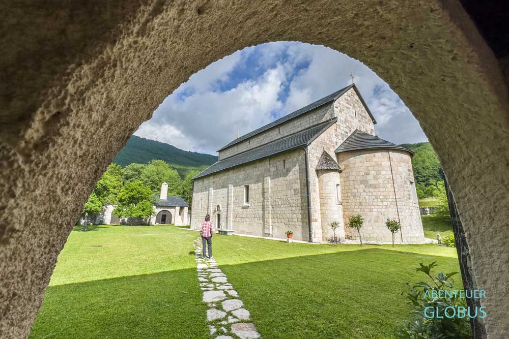 Kloster Piva (Manastir Piva, auch Pivski Manastir) nahe Pluzine im Naturpark Piva