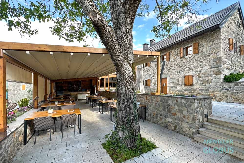 Restaurant Socica in Pluzine am Piva-See im Naturpark Piva