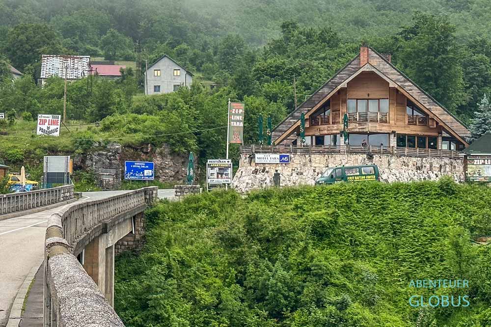 Motel Tara MB an der Tara Brücke im Durmitor-Nationalpark