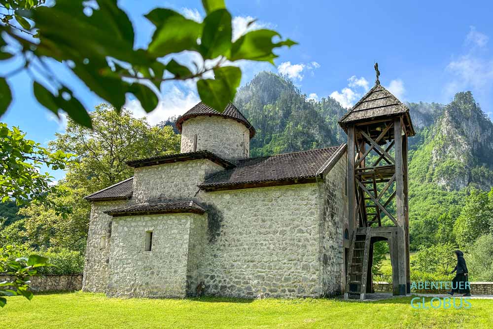 Kloster St. Georg im Dorf Dobrilovina in der Tara-Schlucht
