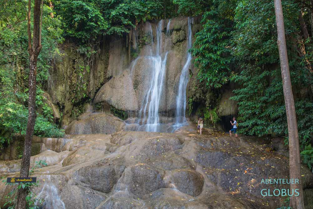 Wasserfall Nam Tok Sai Noi in der Umgebung von Kanchanaburi