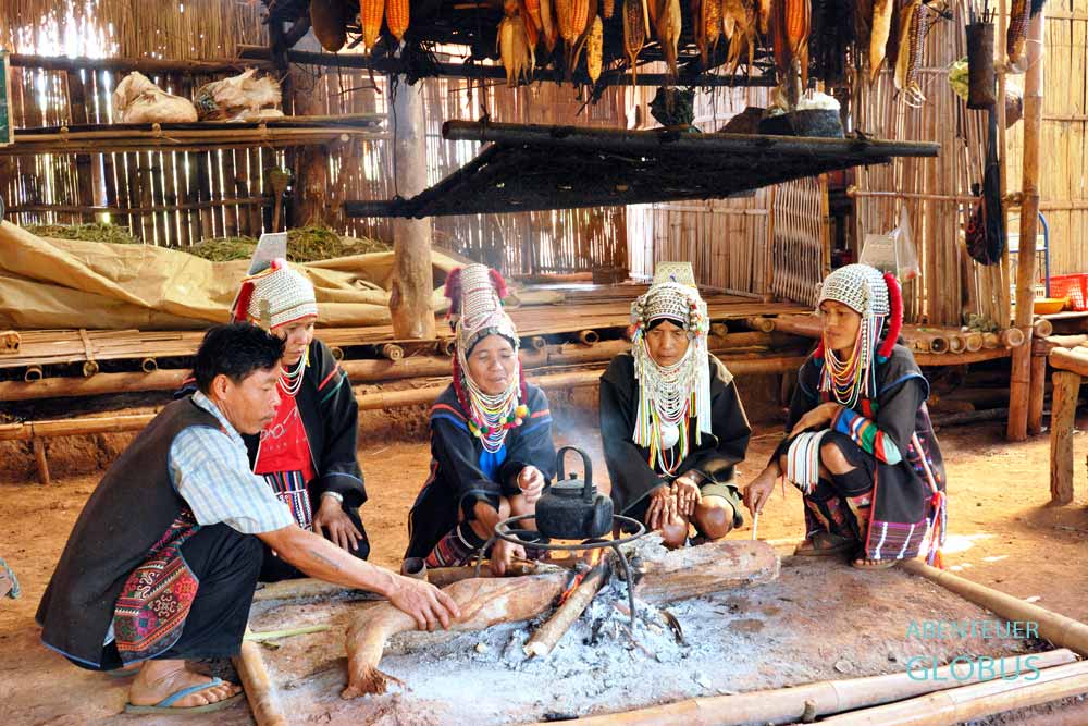 Minorität der Akha in den Union of Hill Tribe Villages