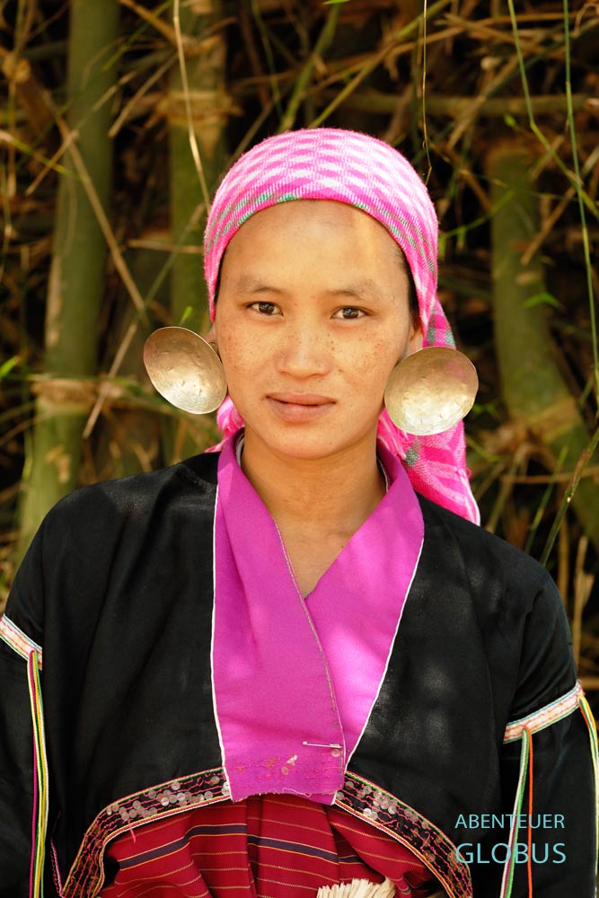 Union of Hill Tribe Villages mit Frau der Palaung Ethnie bei Chiang Rai