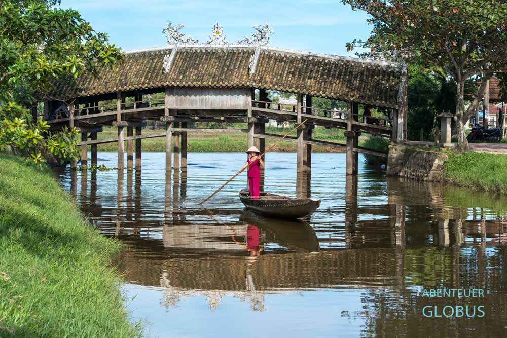 Thanh Toan Brücke im Dorf Thuy Thanh