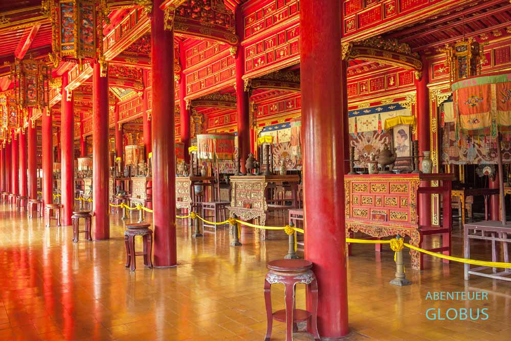 Tempelanlage The To Mieu in der kaiserlichen Zitadelle von Hue