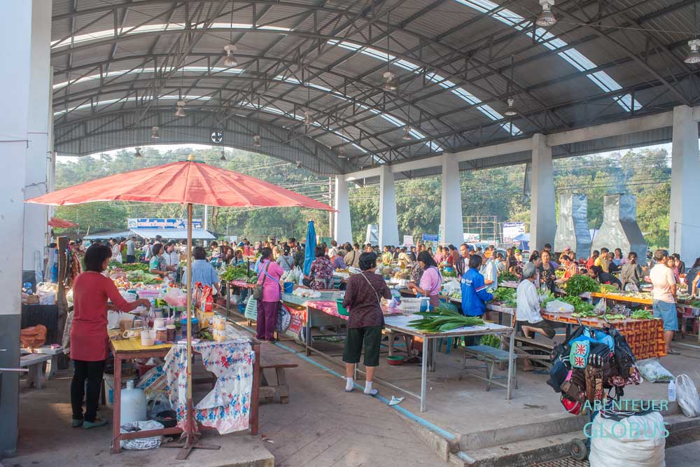 Lokaler Markt in Khong Chiam