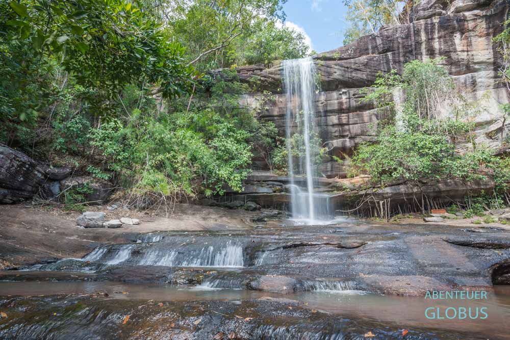 Attraktion bei Khong Chiam: Pha Taem Wasserfall mit Soi Sawan Wasserfall