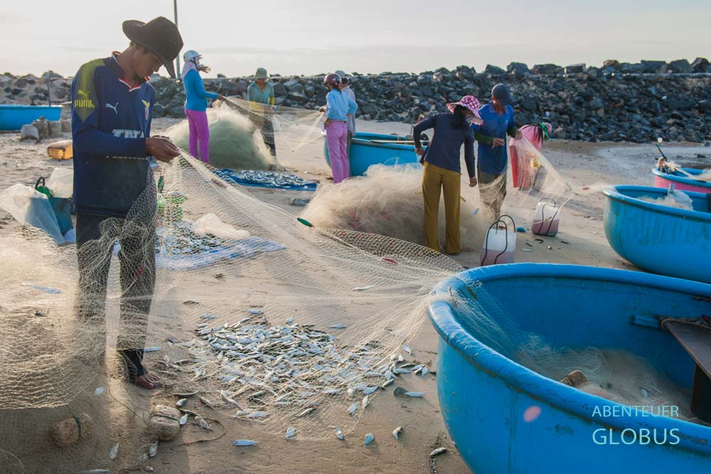 Fischereihafen in Mui Ne