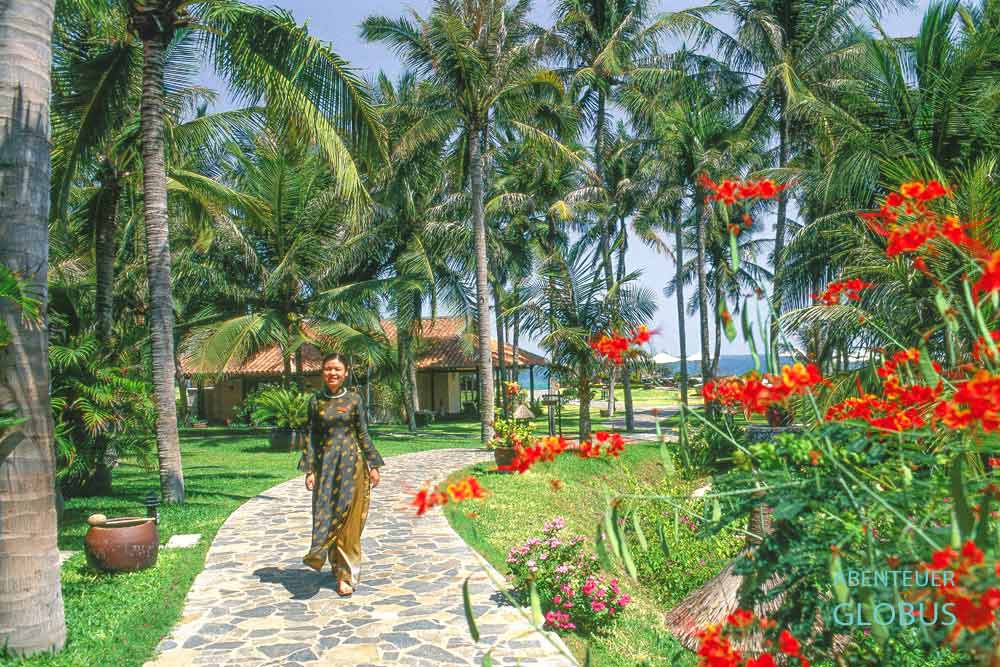 Gartenanlage vom Seahorse Resort & Spa Phan Thiet