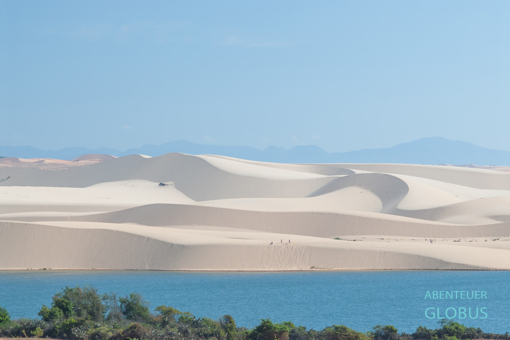 Sehenswürdigkeiten bei Mui Ne: Weiße Sanddünen und See Bau Trang