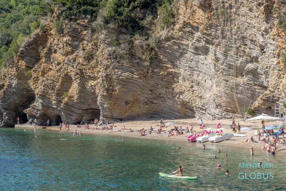 Badeort Budva: Strand Mogren 1