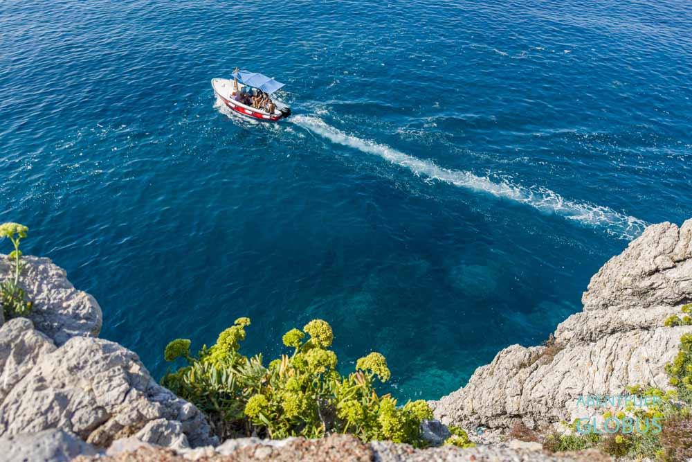 Petrovac na Moru: Bootstour entlang der Adriaküste