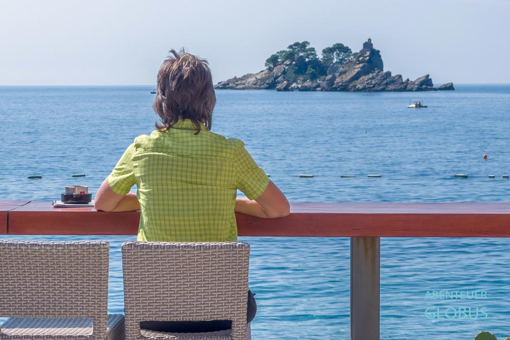 Blick vom Ponta Beach Club