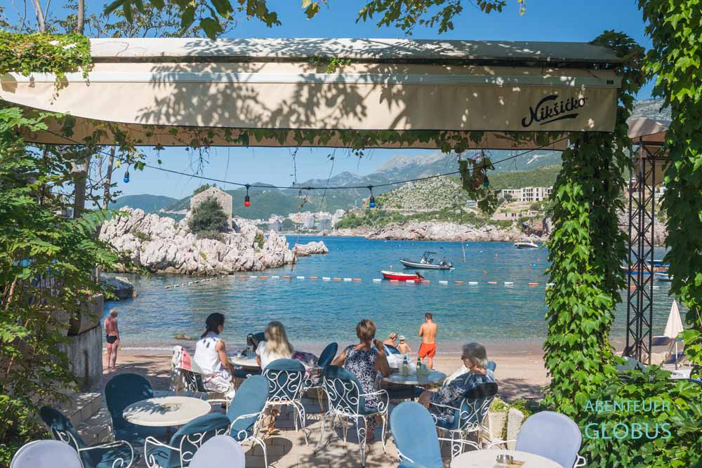 Kaza Restaurant & Lounge Bar mit Blick auf die Adria