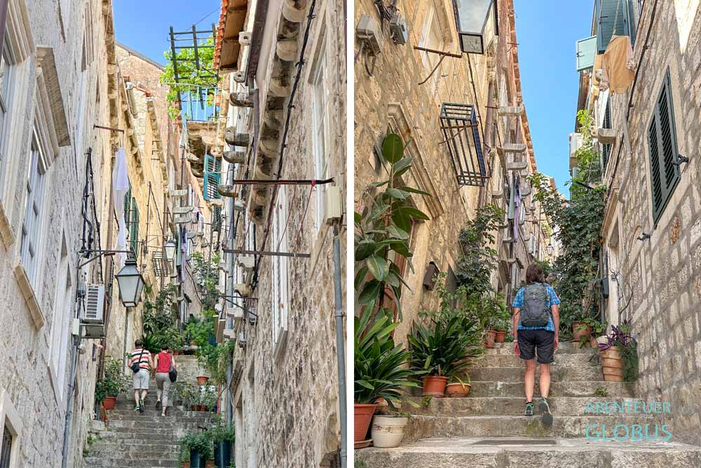 Altstadtgassen mit Treppen