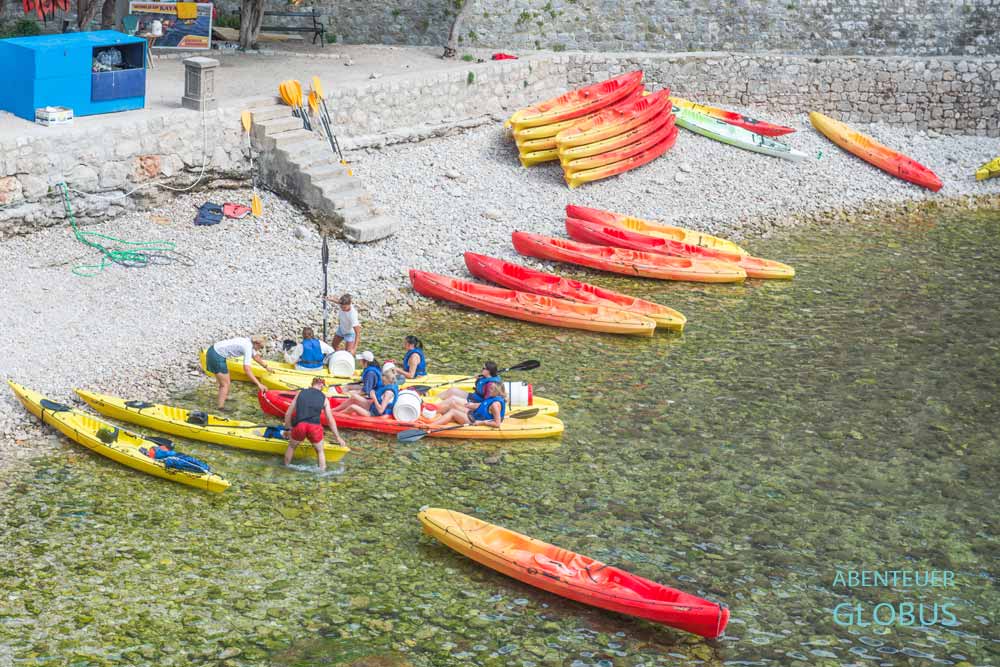 Aktivitäten in Dubrovnik: Kajaktour um die Altstadt