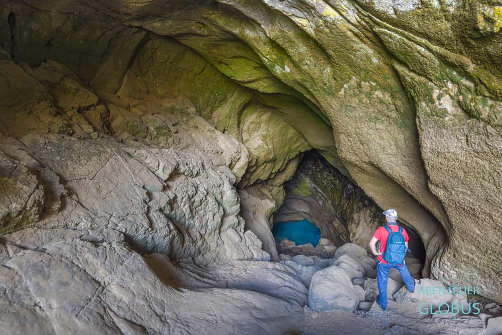 Höhle Bistrica mit Quelle des Flusses Bistrica im Lipovo Tal