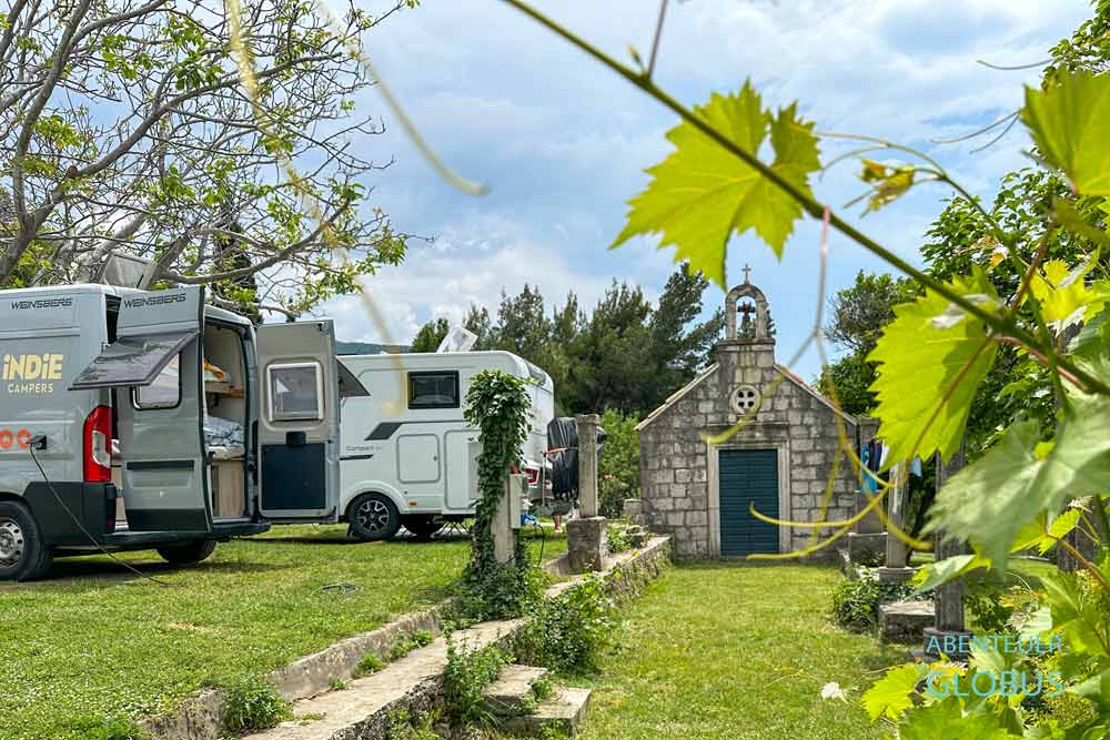 Campingplatz bei Dubrovnik: Camping Kate in Mlini