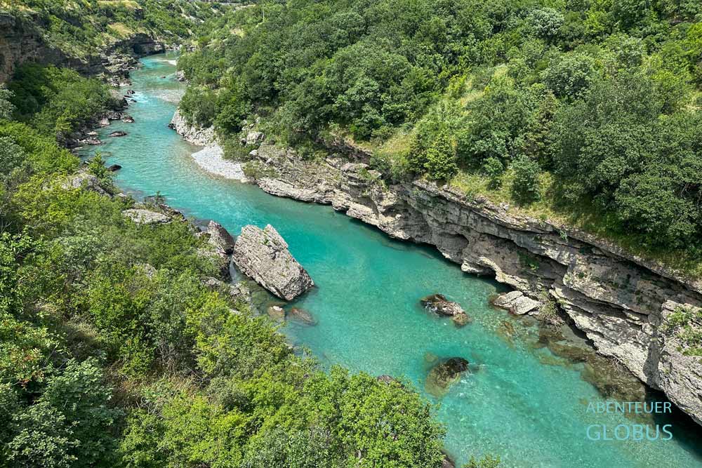 Fluss Moraca im Moraca Canyon