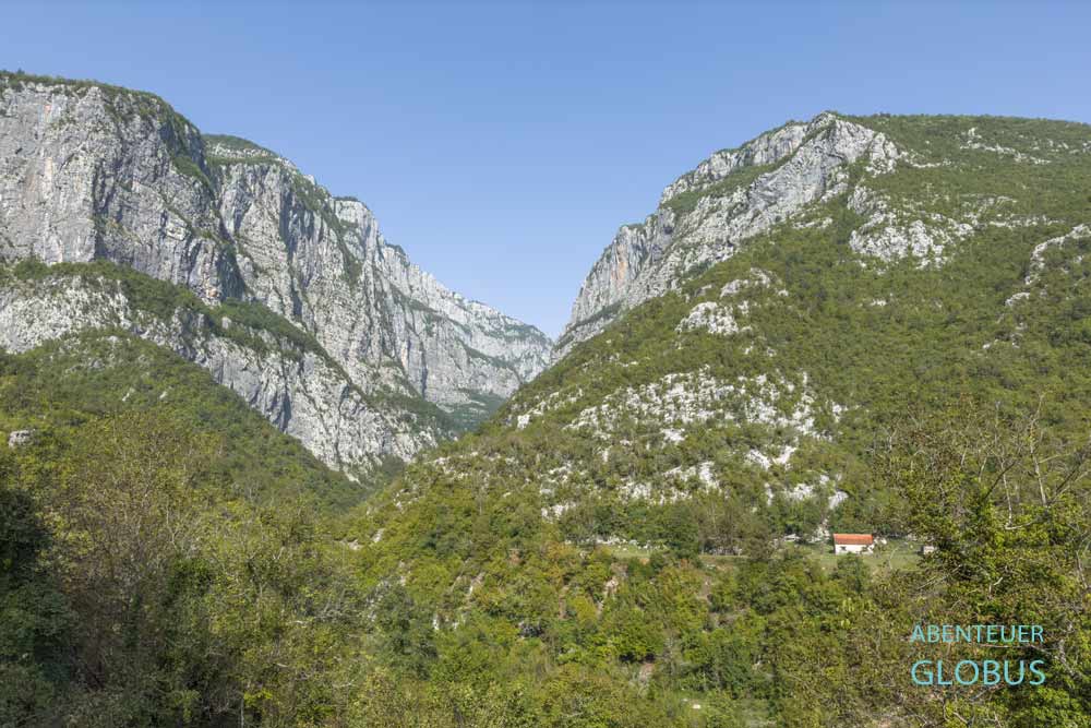 Einblick in den Mrtvica Canyon