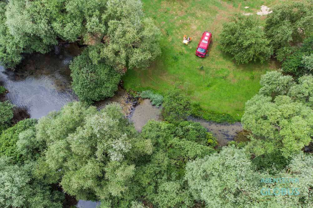 Campingplatz Autocamp Riverside am Fluss Rastovac