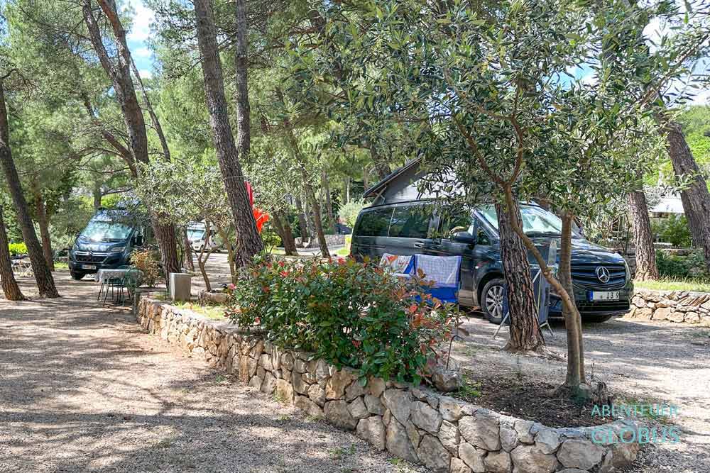 Campingplatz in Krvavica an der Makarska Riviera: Autokamp Krvavica