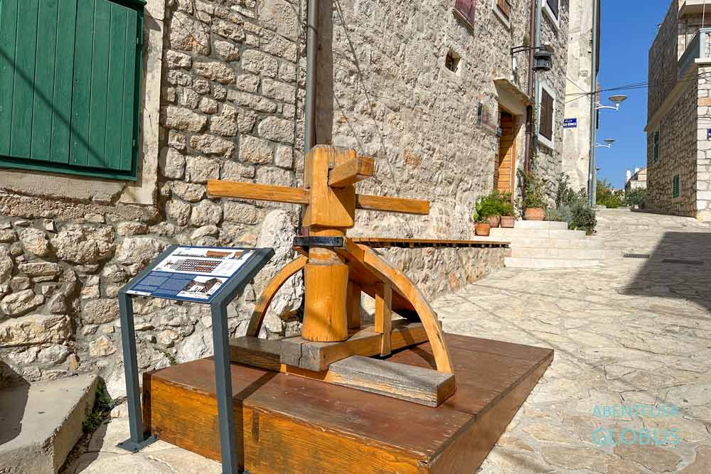 Betina, Insel Murter: Museum für Holzschiffbau