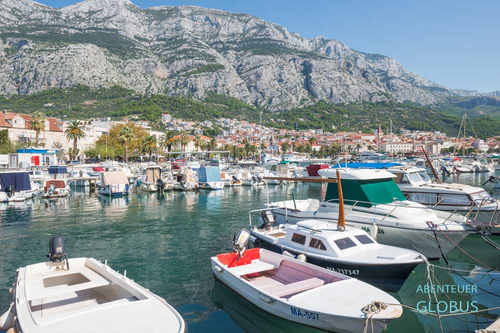 Hafen und Marina von Makarska
