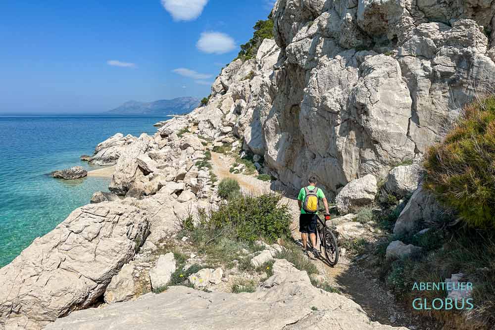 Wanderweg von Makarska nach Krvavica