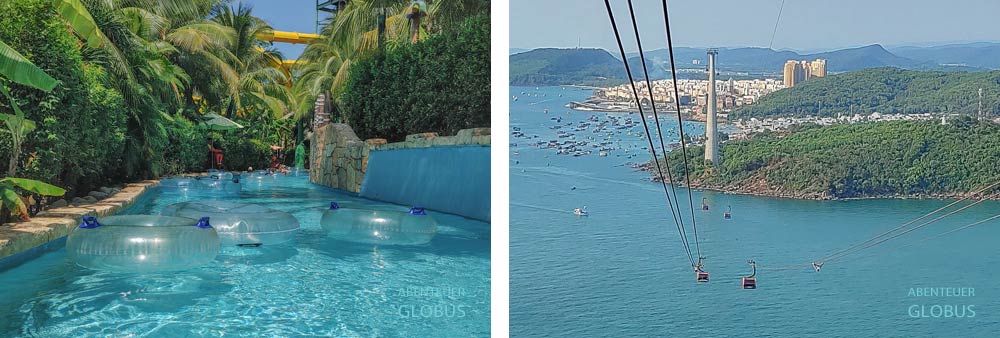 Insel Hon Thom: Aquapark Sun World Hon Thom und Seilbahn Hon Thom