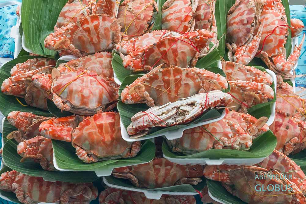 Duong Dong Night Market: Krebse